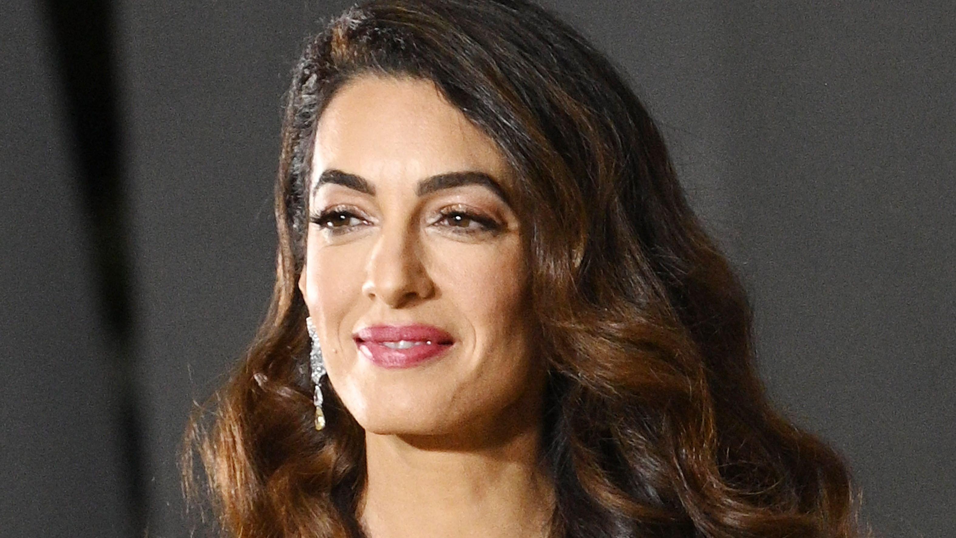 Close-up picture of Amal Clooney