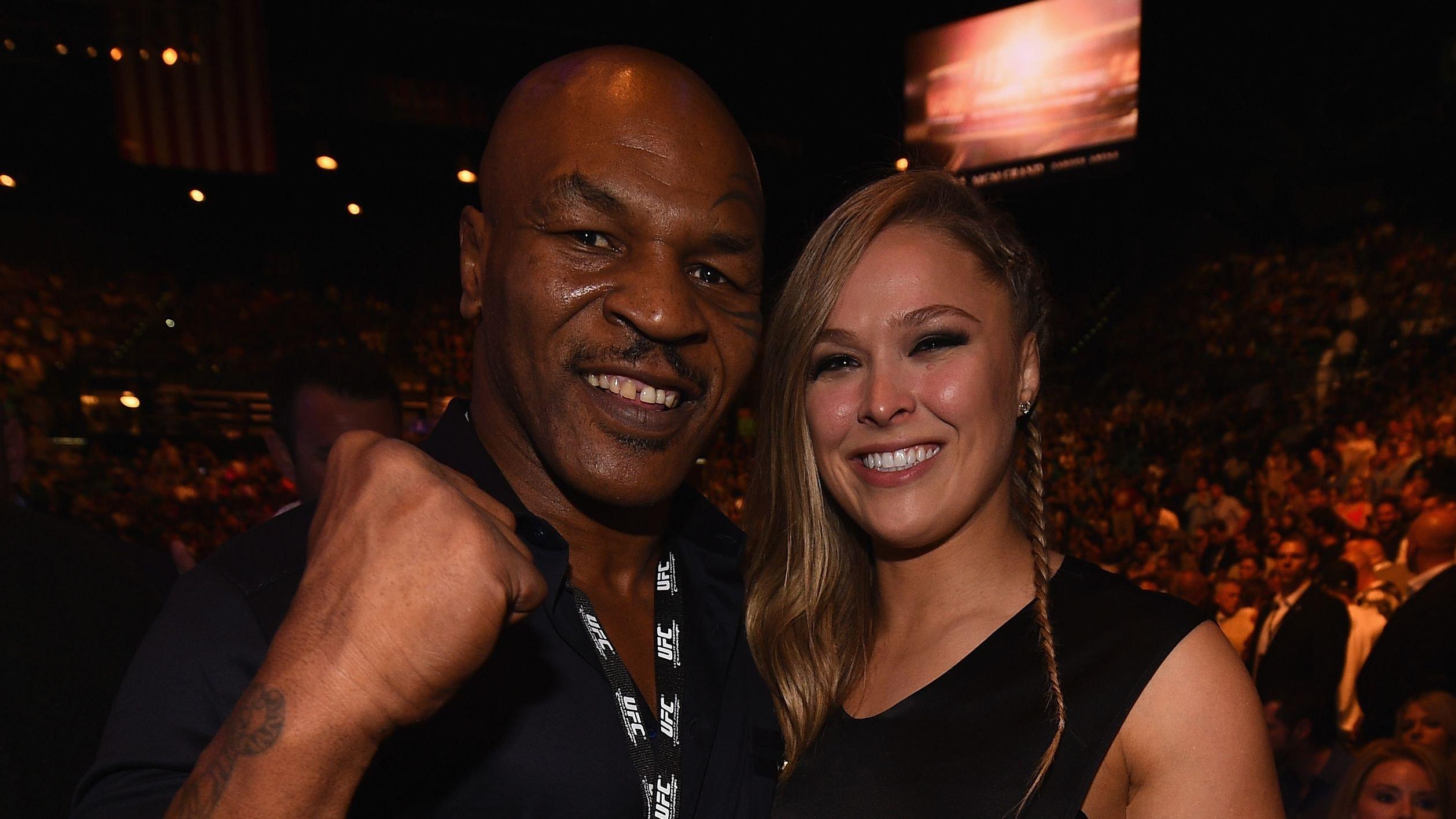 Ronda Rousey and Mike Tyson