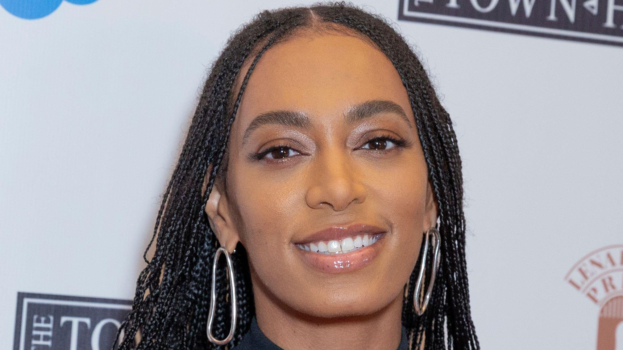 Solange Knowles close up smiling
