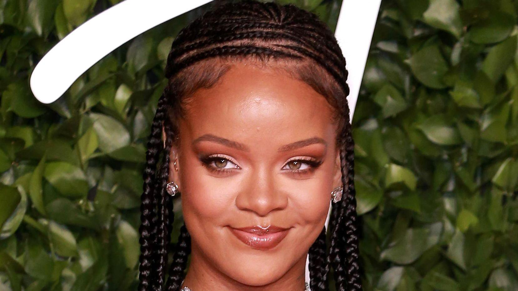 Close Up Shot Of Rihanna