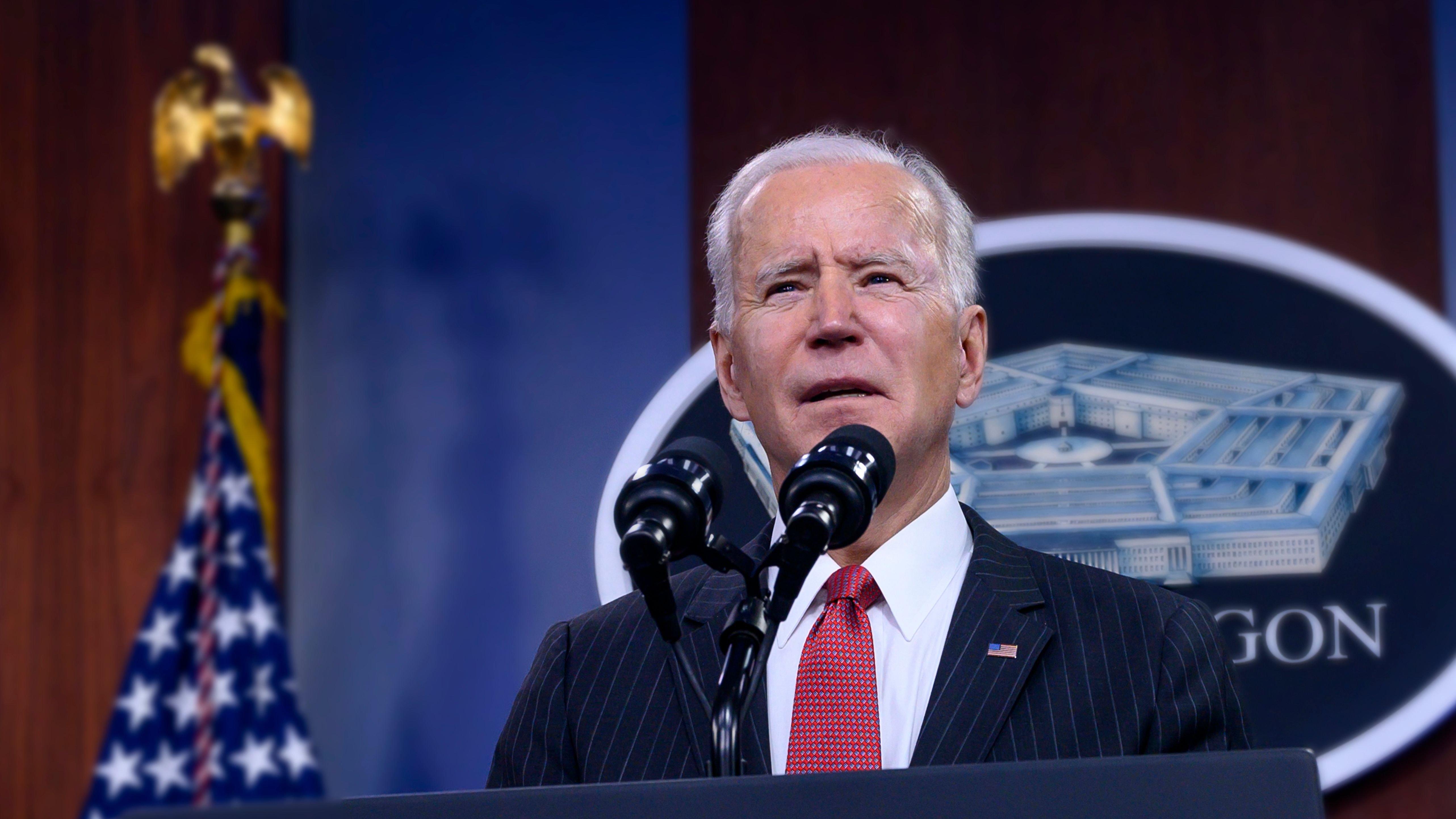 President Joe Biden delivers remarks