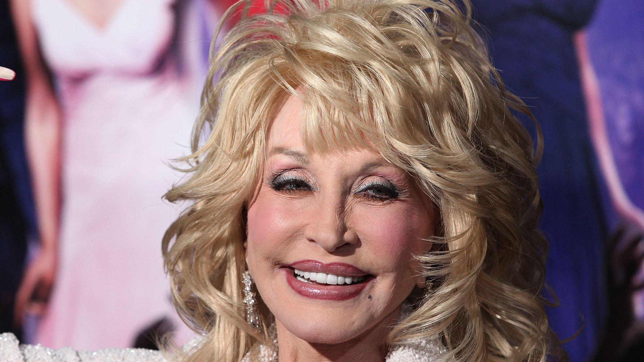 Close Up Shot Of Dolly Parton