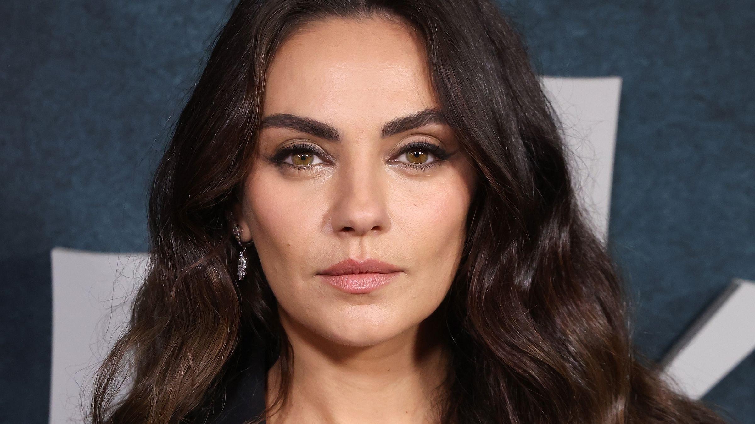 Mila Kunis Is 'Super Natural' In See-Through Lace Top