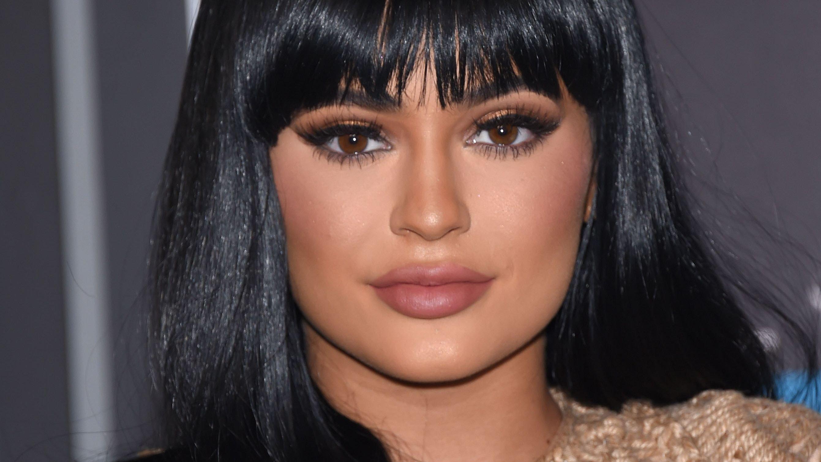 Kylie Jenner with bangs