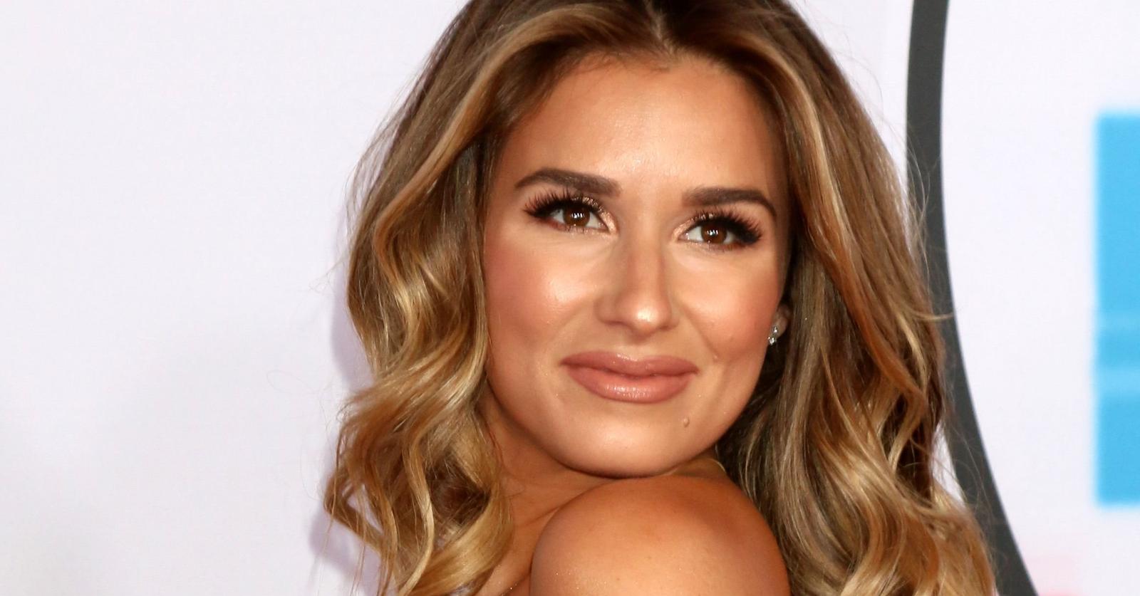 Jessie James Decker Stuns In Daring See Through Dress 5254