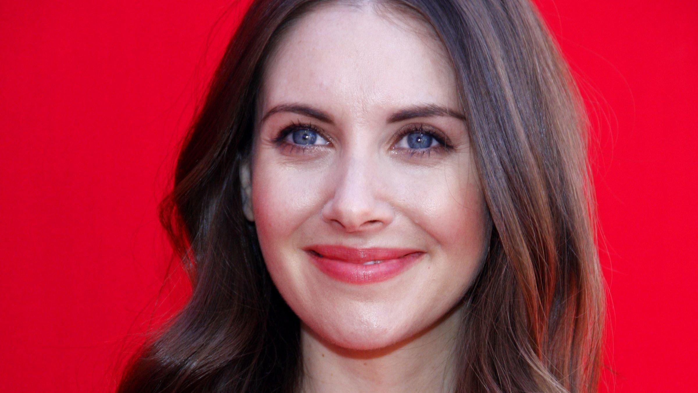 Close up of Alison Brie