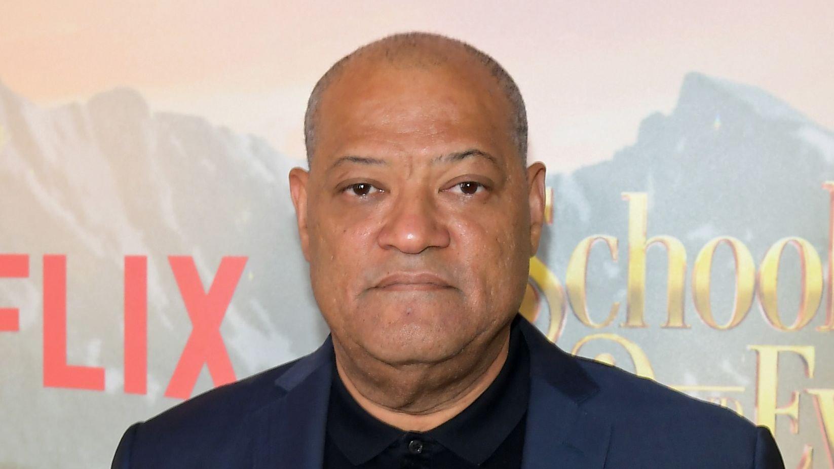 Close up of Laurence Fishburne 